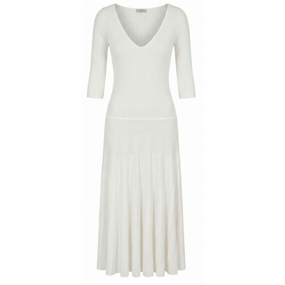 Malo White Cotton Women Women's Dress